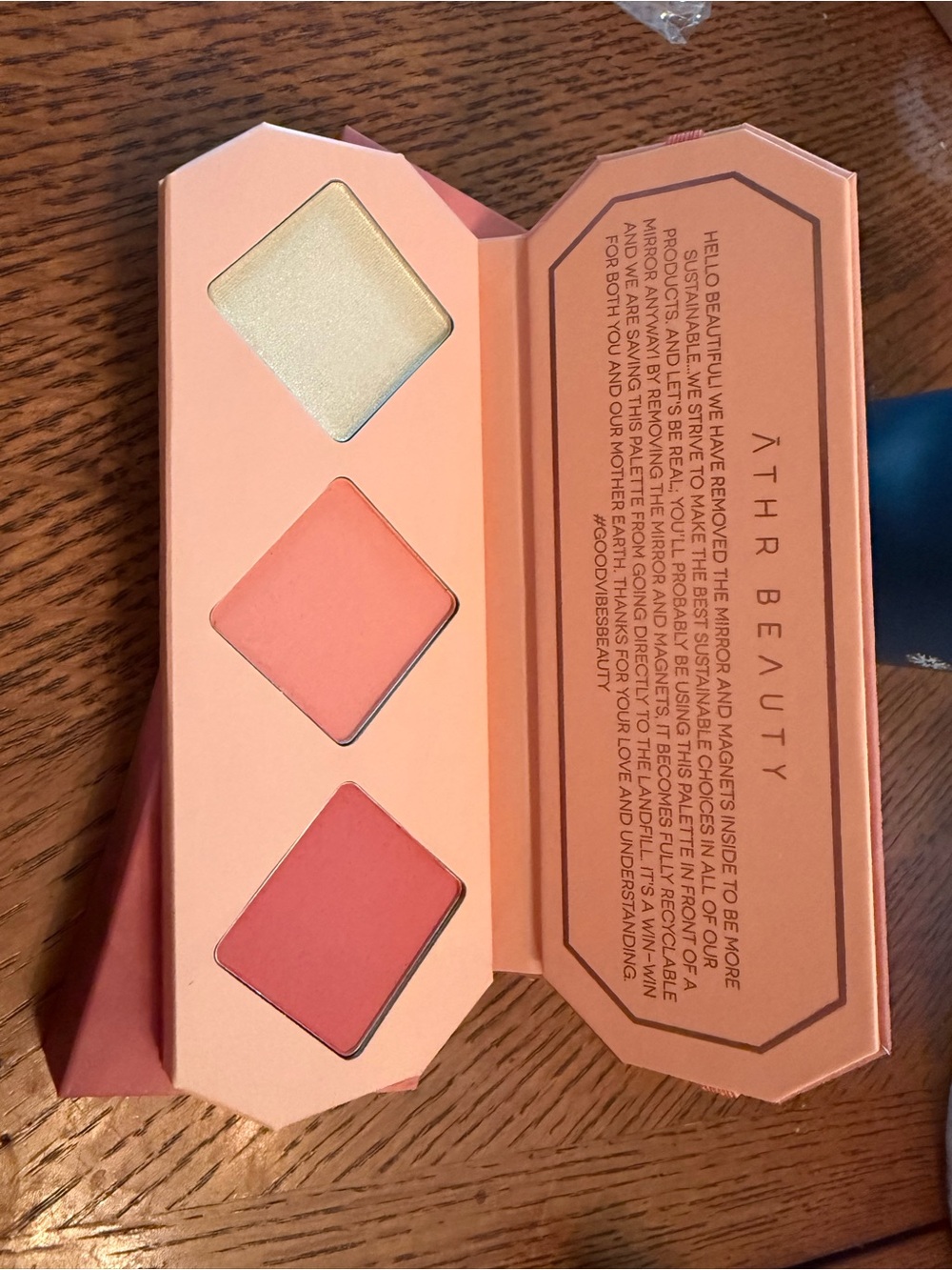 Peach-Pink Blush & Highlighter Trio